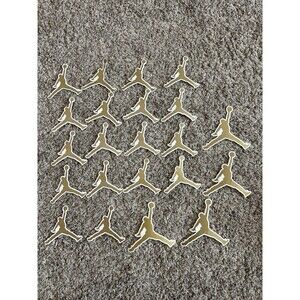 Nike Air Jordan Retro Gold Jumpman Logo Sticker (Lot of 22 Authentic Stickers)